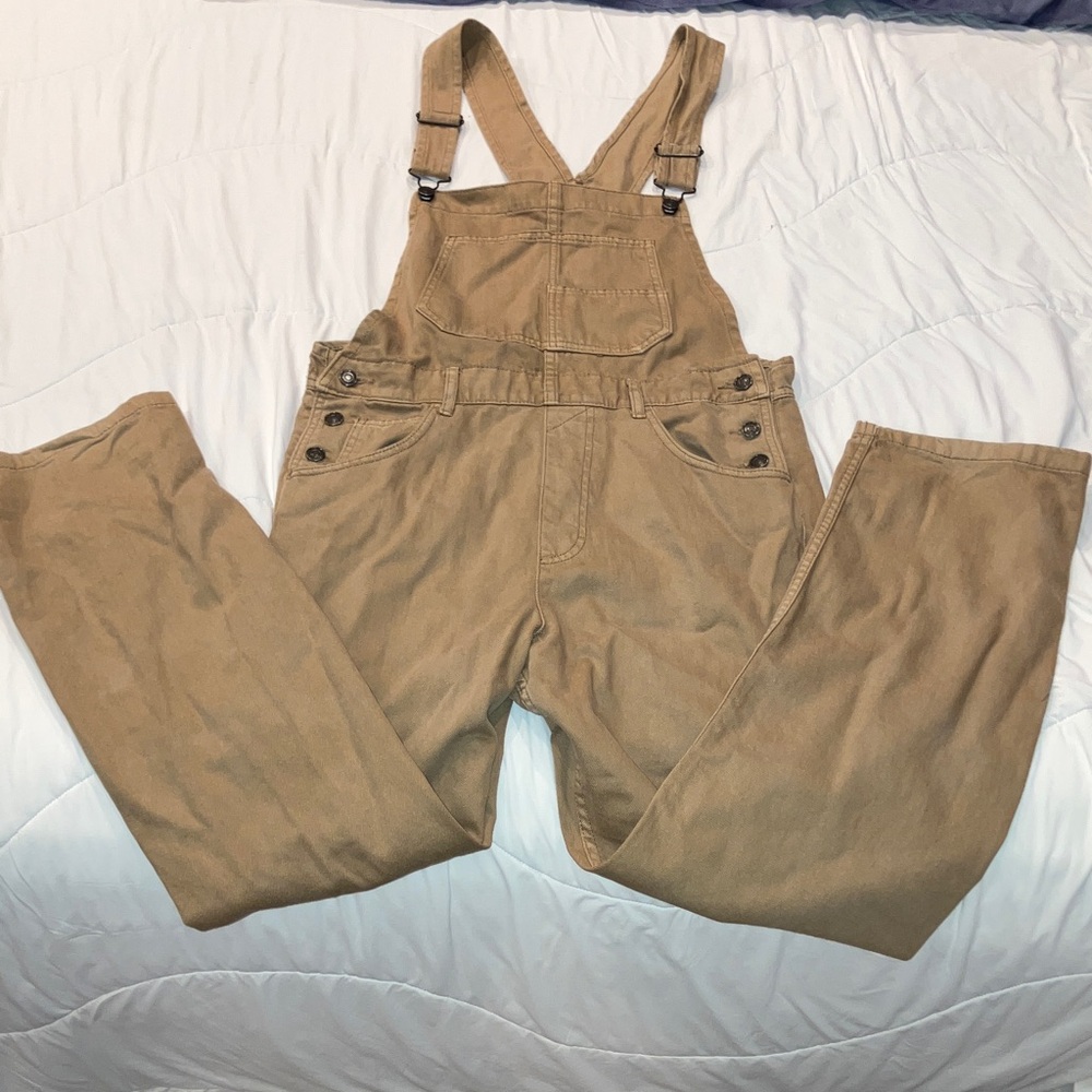 Ziggy Tan denim Overalls